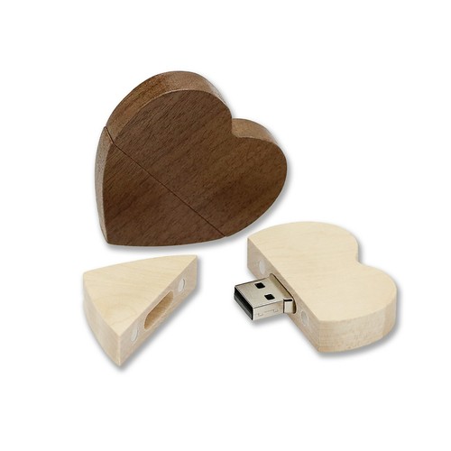 Wooden heart personalised