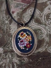 Vintage italian micro mosaic - vintage,