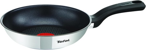 Stainless steel wok 28cm - stainless,