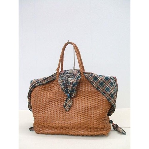Henry cuir woven leather tote - woven,