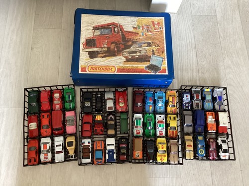 Vintage matchbox carry case - vintage,