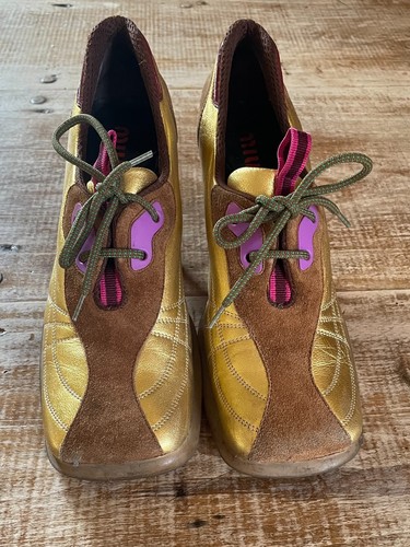 Miu gold bubble sole - gold,