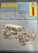 Haynes Morris Minor 1000 Owners Workshop Manual 1956-1971 Good Condition