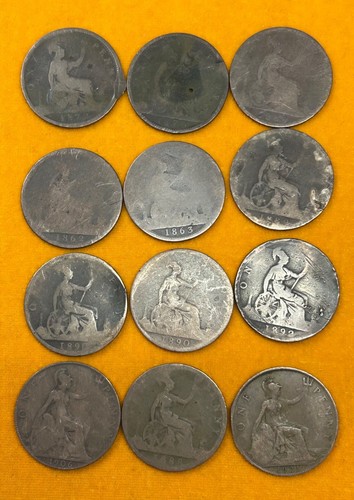 Old pennies worn as - old,