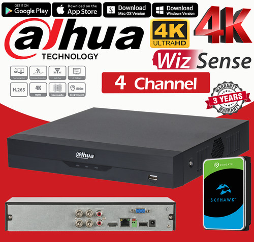 Dahua 8mp hybrid dvr cctv - 8mp,