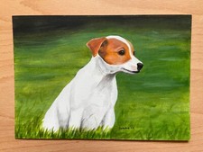 Jack Russell Terrier acrylic