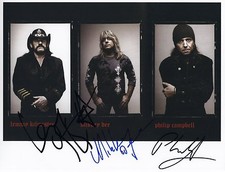 Motorhead FULLY SIGNED Photo