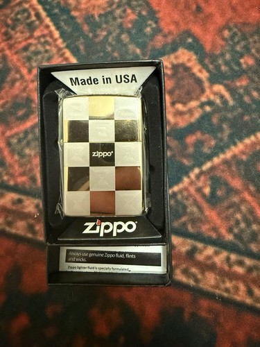 Zippo lighter checkered - lighter, design