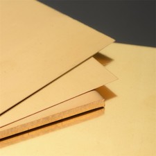Brass sheet plate 8mm - brass, 1mm