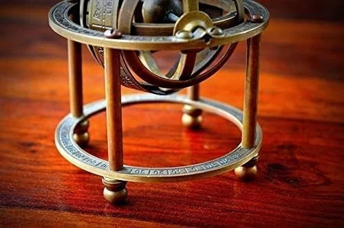 Nautical brass tabletop - nautical, 3"