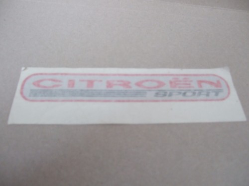 Citroen sport car sticker - ,