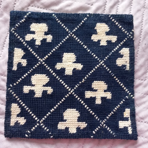 Vtg 80s tapestry needlepoint - vtg,