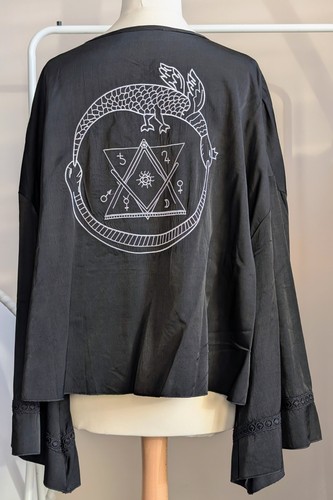 Disturbia alchemy black kimono - disturbia,
