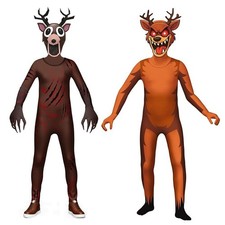 Kids 99-Nights in The Forest Deer Costume Boys Deer Monster Horror Game Outfit