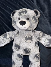 Batman  Build A Bear Workshop Teddy Bear Stuffed Plush Retired 2015 DC Comics