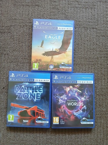 Psvr playstation bundle x3 - 4, bundle.