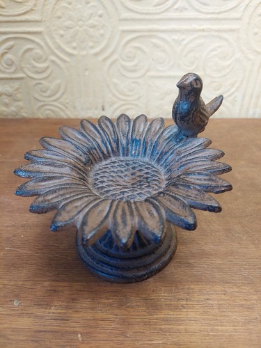 Vintage cast iron - cast, sunflower