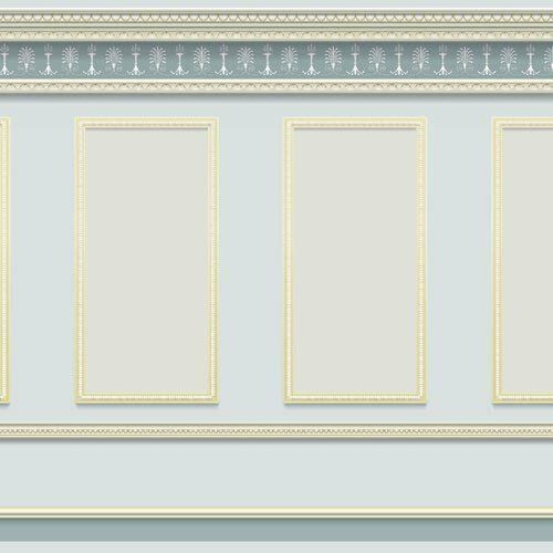 Blue grey panelling - blue,