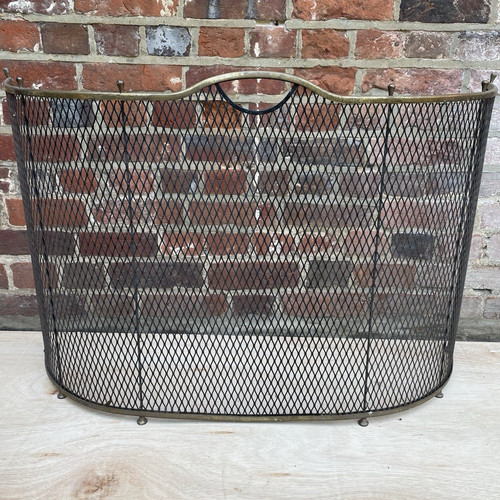 Antique curved metal - antique, brass