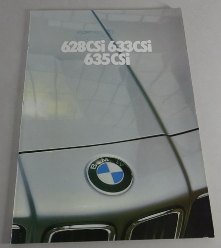 Brochure bmw e24 - /, 633
