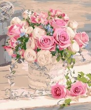 5D DIY Pink Roses Bouquet