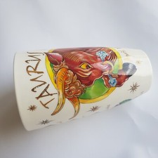 Dunoon Zodiac Taurus Bull Scotland Art coffee tea mug ceramic astrology 15cm