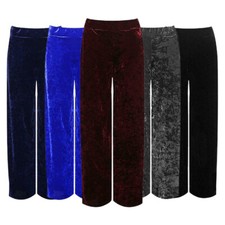 Ladies Plain Velour Velvet