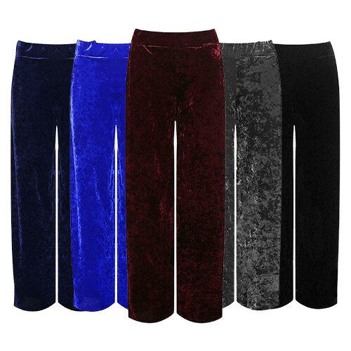 Ladies plain velour velvet - plain,