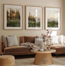Set of 3 Nature Prints Wall