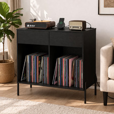 Record player stand storage - player,