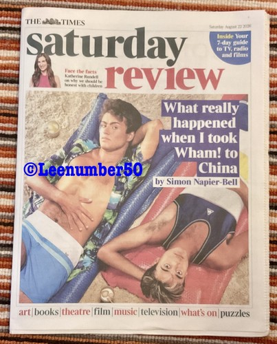 The times saturday review - saturday,