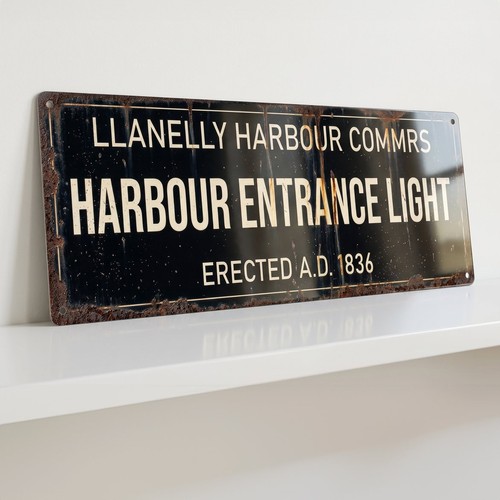 Harbour entrance light - harbour, sign