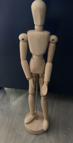 Ikea geslayla wooden mannequin - wooden,