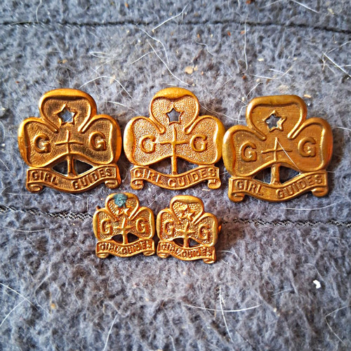Vintage british girl guides - girl,