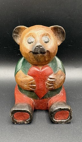 Vintage hand carved wooden - hand,