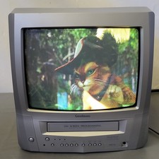 Goodmans 14" CRT TV VHS VCR