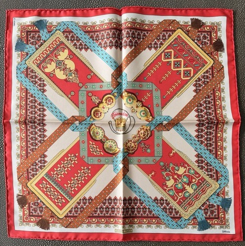 Hermès brins scarf - d'or,