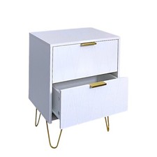 Bedside Table With 2 Drawer