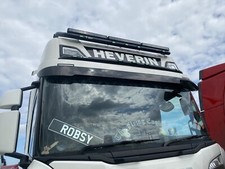 BLACK  VISOR  LIGHT BAR Whit 5