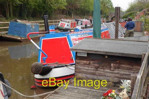 Photo 6x4 working narrowboat - photo,