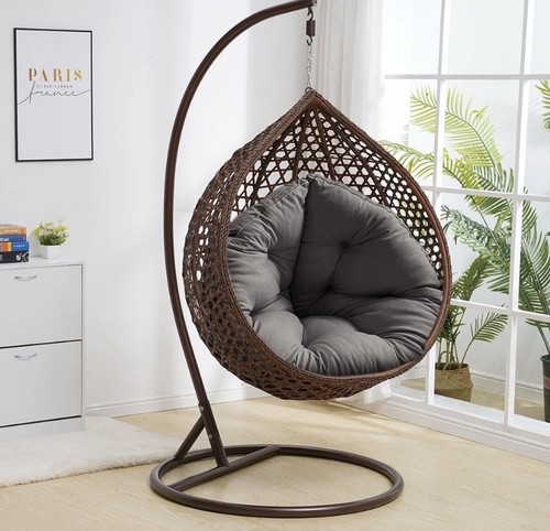 Hanging egg rattan chair - hanging,