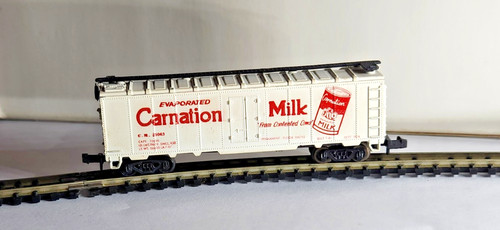 Trix carnation milk box - milk, car