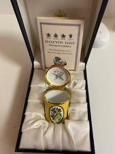 Halcyon Days Enamel Box. Unused, Mint Condition in Original Box. 