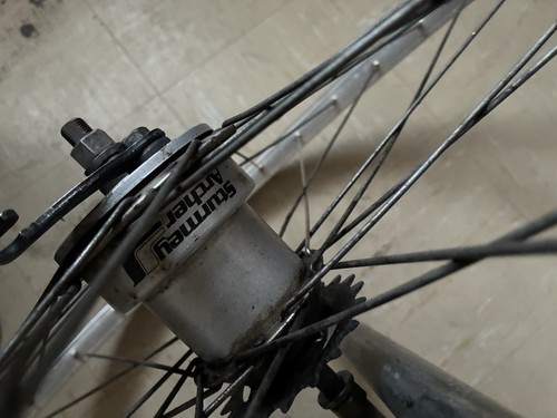 Aluminium wheel 700 sturmey - aluminium,