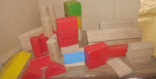 Vintage building blocks - blocks,