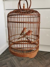 Vintage Wooden & Bamboo Large