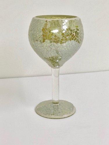 Green mirror mosaic yankee - mirror,