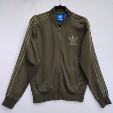 Adidas Originals Green Cotton Superstar Tracksuit Top Jacket | Men's Small