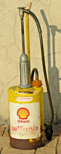Vintage shell two stroke - shell,