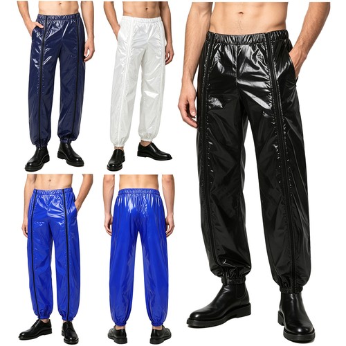 Men jogging pants vinyl - jogging,